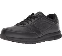 Skechers for Work Men's Nampa Food Service Shoe,Black Polyurethane,7 M US
