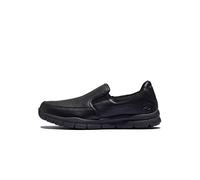 Skechers for Work Men's Nampa-Groton Food Service Shoe,Black Poliuretane,11 M US, Poliuretano Nero, 45 EU