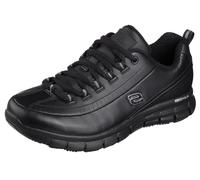 Skechers for Work Women's Sure Track Trickel Slip Resistant Work Shoe, Black, 5 XW US, Nero, 35 EU