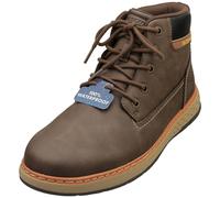 Skechers GARLAN DENO Waterproof Casual Boots Uomo Cioccolato - 42 EU