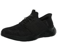 Skechers Garner-Newick 210803, Slip in Pizzo Elastico a Basso Profilo Uomo, Nero, 46 EU