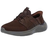 Skechers Garner Newick Hands Free Slip-ins - Scarpe da uomo, Marrone, 12 X-Wide