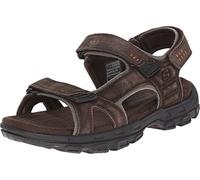 Skechers Garver-Louden, Sandali da Pescatore Uomo, Marrone e Nero, 42.5 EU