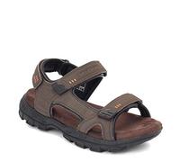 Skechers Garver-Louden, Sandali da Pescatore Uomo, Nero Marrone, 42.5 EU