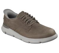 Skechers Garza DuranSneaker Uomo, Pelle Sintetica Taupe Scuro, 47.5 EU