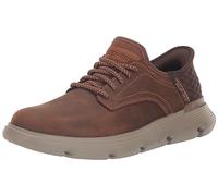 Skechers Garza-Gervin con Tecnologia Slip-in, Mocassino Uomo, Marrone, 45.5 EU