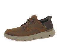 Skechers Garza-Gervin con Tecnologia Slip-in, Scarpe da Ginnastica Uomo, Marrone, 48.5 EU