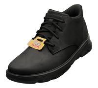 Skechers Garza Ridley - Stivaletti da uomo, senza lacci, con archetto, colore: nero, taglia 44, Nero, 48.5 EU