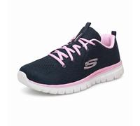 Skechers Scarpe Fitness Get Connected Memory Foam Blu Donna Taglia 35 (22 cm)