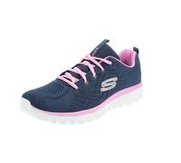 Skechers Get Connected - Scarpe Fitness Memory Foam Blu - Donna Scarpe Sport