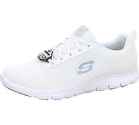 Skechers Ghenter Bronaugh Donna Scarpe da ginnastica, White Mesh Water and Stain Repellent Treatmen, 40 EU