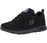 Skechers Ghenter Bronaugh Sneaker da Ragazza, Maglia Nera Trattamento Idrorepellente antimacchia, 35.5 EU