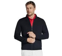 Skechers Giacca ottomana da uomo senza cappuccio, nero, Large