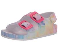 Skechers Girls Foamies Cali Blast-Lil Summer Dream Slide Sandal, Multi, 8 Little Kid