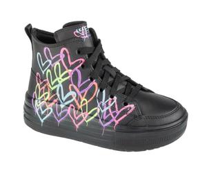 Skechers Girl's Hyperlift Ankle Boot, Multicolore, Nero, 37.5 EU