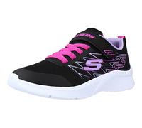 Skechers girls Microspec-bold Delight Sneaker, Black, 3 Little Kid US