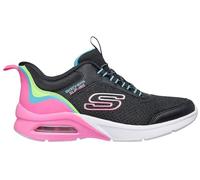 Skechers Girl's Microspec Max Color Trifecta Sneaker, Nero, 11 UK Child