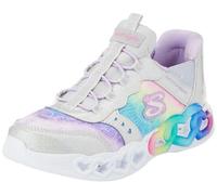Skechers Girls, Sneaker Bambine e Ragazze, Argento Sintetico Multi Trim 01, 28 EU
