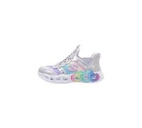 Skechers Girls, Sneaker Bambine e Ragazze, Argento Sintetico Multi Trim, 30 EU