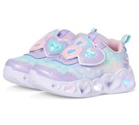 Skechers Sneaker HEART LIGHTS - LOVIN REFLECTION Bambina Blu chiaro / Lilla chiaro / Rosa Taglia 23
