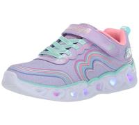 Skechers Girls, Sneaker Unisex - Bambini e Ragazzi, Lavender Sparkle Mesh Multi Trim, 35 EU