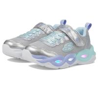 Skechers Girls, Sneaker Unisex - Bambini e Ragazzi, Silver Mesh Multi Trim, 33.5 EU