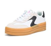 Skechers Bambina Zinger Lift - Homecoming Star Sneaker in Bianco/Nero, Taglia 36.5