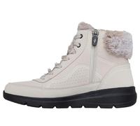 Skechers Glacial Ultra Mountain Muse, Stivali alla Moda Donna, Natural/Black Synthetic, 38 EU