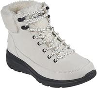 Skechers Glacial Ultra Woodlands, Stivali Donna, Bianco 01, 36 EU