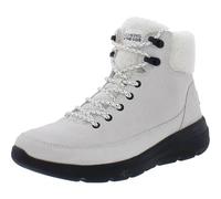 Skechers Glacial Ultra Woodlands, Stivali Donna, Bianco, 38 EU