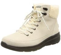Skechers Glacial Ultra Woodlands, Stivali Donna, Bianco, 39.5 EU