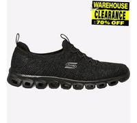 Skechers Glide Passo Donna Memoria Schiuma Scarpe da Ginnastica Nere