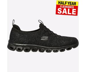 Skechers Glide Passo Donna Memoria Schiuma Scarpe da Ginnastica Nere