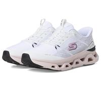 Skechers Donna Slip-ins: Glide-Step Altus - Fast Lane Sneaker in Bianco/Nero/Rosa, Taglia 41, Vegan, Lavabile in lavatrice