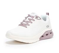 Skechers Glide Step Arc Waves 2.0-Now in, Scarpe da Ginnastica Donna, Giardino Bianco opulento, 41 EU