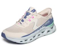 Skechers Glide-Step Atlus - Pantofole da Donna, Ntmt=Naturale/Multi, 36 EU