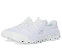 Skechers Glide-Step da Donna - Resilienza, Bianco/Argento, 38 EU