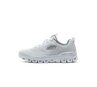 Skechers Glide-step Fasten Up, Scarpe da ginnastica Uomo, Rivestimento In Rete Bianca, 45 EU