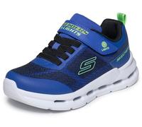 Skechers Glide-Step Lights Basket, Blu/Nero, 33 EU