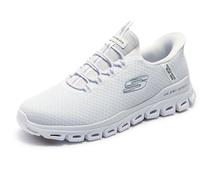 Skechers Glide-Step Noxus Hands Free Slip-in Sneaker da uomo, Giardino bianco opulento, 42.5 EU