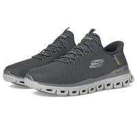 Skechers Glide-Step Noxus - Sneaker da Uomo Senza Mani, Carbone, 45 EU