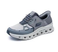 Skechers Uomo Slip-ins: Glide-Step Pro Sneaker in Grigio/Carbone, Taglia 46, Vegan, Lavabile in lavatrice