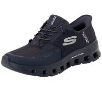 Skechers Glide-Step PRO - Sneaker da Donna, Senza Lacci, Senza Mani, Bordo in Rete Blu Scuro, 38 EU