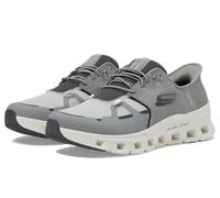 Skechers Glide-Step PRO - Sneaker da Uomo, Senza Lacci, Senza Mani, Grigio/Carbone, 11 Wide