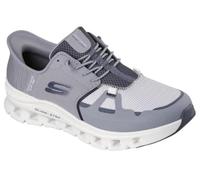 Skechers Glide-Step PRO - Sneaker da Uomo, Senza Lacci, Senza Mani, Grigio/Carbone, 46 EU
