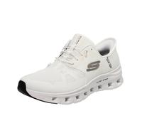 SKECHERS con Lacci Glide Passo Pro Tacco Cuscino Rete Donna Scarpe Bianco UK 3 -