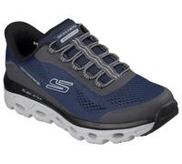 Skechers Glide-Step Sole Hands Free Slip-in, Scarpe da Ginnastica Uomo, Navy Textile/Synthetic/Trim, 45 EU