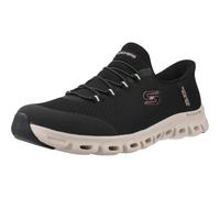 Skechers Glide-Step-Vibey - Sneaker da Donna, Senza Lacci, Mani libere, Bknt=Nero/Naturale, 35 EU