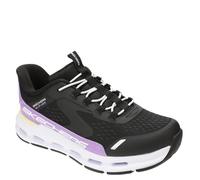 Skechers Glide-Step + Vista, Scarpe da Ginnastica Bambine e Ragazze, Nero, 4 UK Child