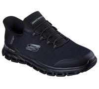 Skechers Glide-Step Zefyr - Sneaker da Uomo, Senza Lacci, Senza Mani, Nero, 39 EU